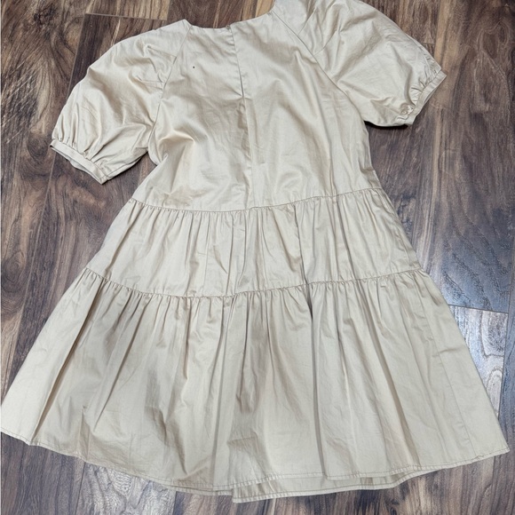 Zara kids 11/12 Stylish Tan Kids Dress new - Picture 3 of 3